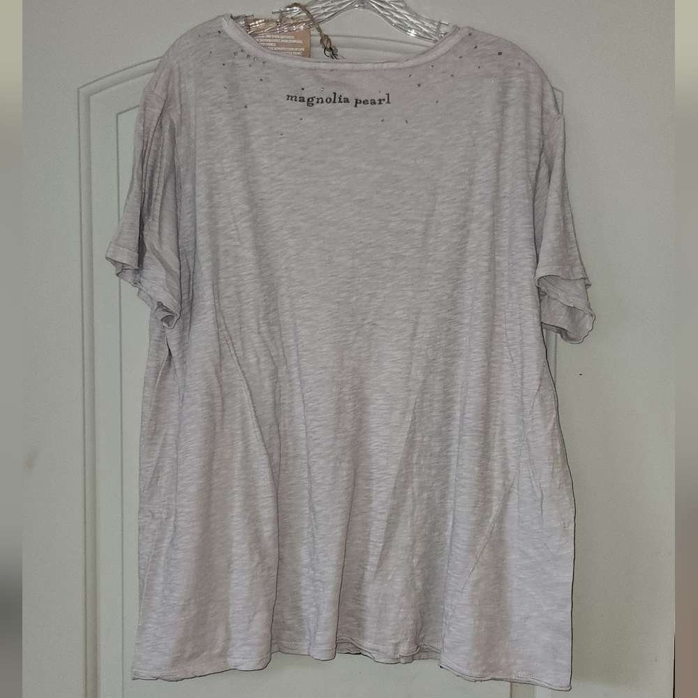 New Magnolia Pearl Bard T Bob Dylan Band Sketch Top 379 Lilac Water Tee T-Shirt - Picture 9 of 17